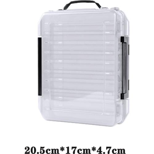 Double-sided Sub-bait Box Double-layer Bait Box Fishing Box Component Box Fishing Gear Box Fishing Accessories Storage Case