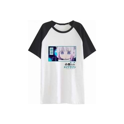 Anime Kobayashi san Kobayashi-san Chi no Maid Dragon Toru T-shirt Miss Kobayashis Dragon Maid Kanna T Shirt cottonTops Tee