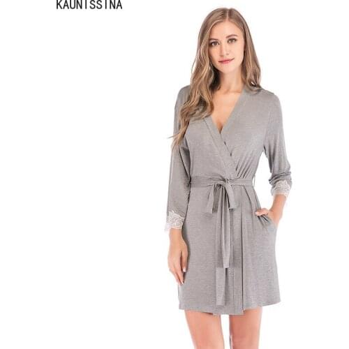 KAUNISSINA Women's Long Robes