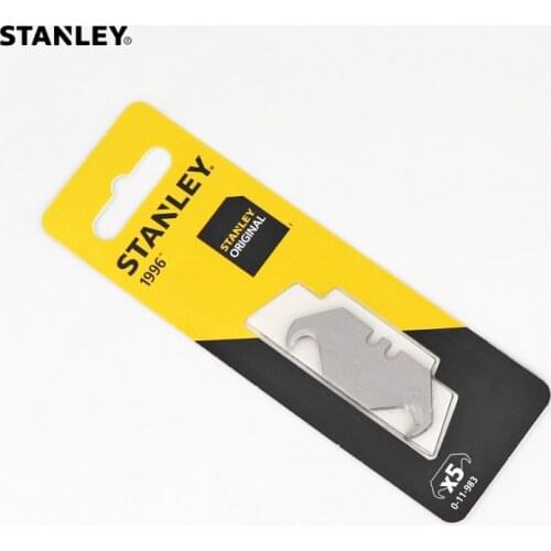 Stanley 5pcs/pack quick sharper carpet cutter hook razor blades leather fibre cutting hook utility knife blade 1996 11-983