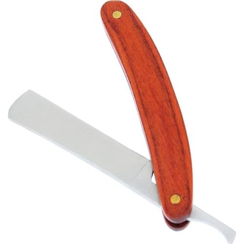 Meisha 1Pcs Straight Razor Folding Shaving Knife Professional Men Manual Beard Shaver Stainless Steel Straight Edge Razor HC0011