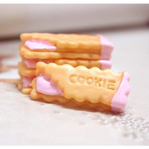 6Pcs Strawberry Jam Cookies Polymer Slime Box Toy For Children Charms Modeling Clay DIY Kit Accessories Kids Plasticine