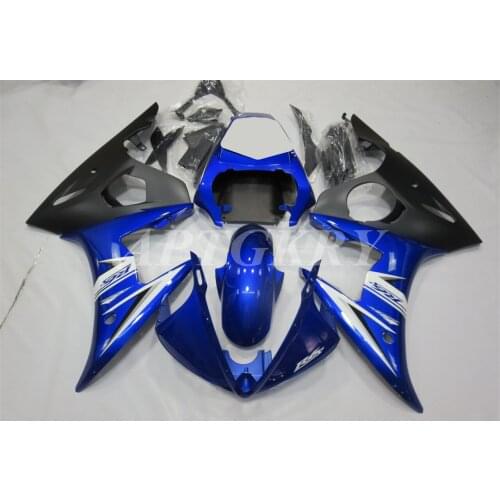 New ABS Plastic Shell Motorcycle Fairing Kits Fit For Yamaha YZF 600 R6 2003 2004 2005 R6 03 04 05 Custom Black Blue