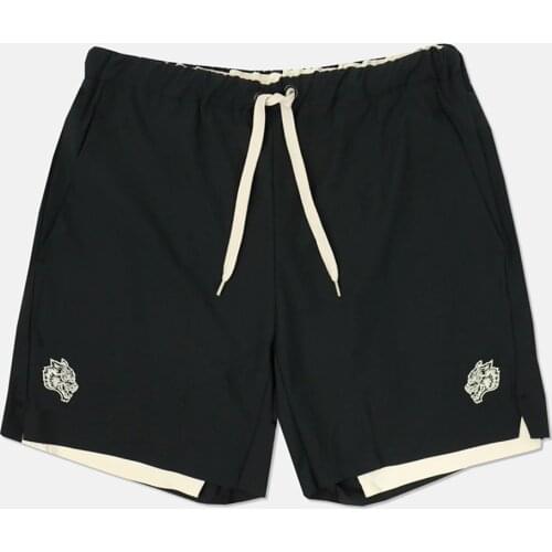 New Style Double-Deck Basketball Training Shorts Men Breathable Quick-Drying Track Pants 2 in 1 Tight Pants Beach Short Pants