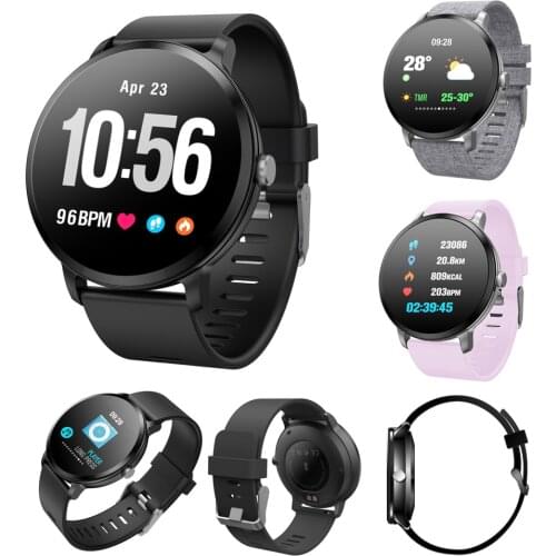 BT4.0 Smart Wristband Multi-function Fitness Bracelet SMS Call Reminder Fitness Tracker High Resolution 1.3 inch OLED Fitband