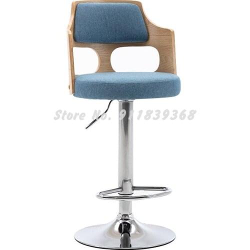 Modern Simple Bar Chair Light Luxury High Stool Household Nordic Bar Stool High Chair Lift Rotary Bar Chair