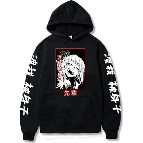 2021 My Hero Academia Hoodies Men Spring Autumn Boku No Hero Academia Hooded Sweatshirts Himiko Toga Streetwear Kawaii Tops