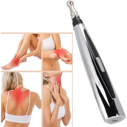 USB Electric Acupuncture Pen Pain Stress Relief Massage Pen Health Care Therapy Device Massage Treatments