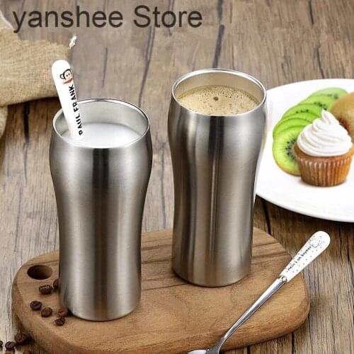 Vacuum mug, creative, stainless steel, coffee, wine, beer, milk cup, thermos, car travel cup