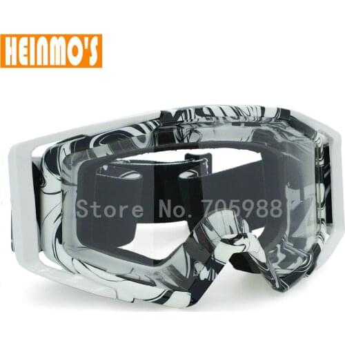 New Motorcycle Goggle Protection Stripe Gafas Moto Glasses Motocross Goggles Cross Country Flexible Dirt Bike Glasses