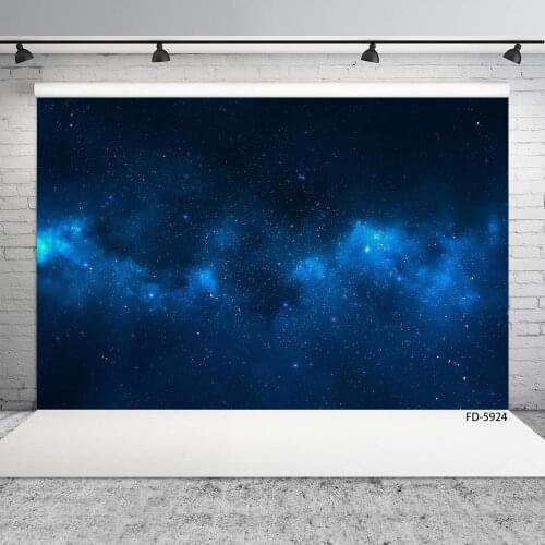 Starry Twinkle Stars Sky Night Photography Background Customized Backdrop for Baby Children Portrait Photoshoot Photo Studio
