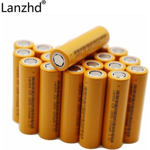 12pcs 18650 Batteries rechargeable Battery for LED Flashlight 100% Original Battery ICR18650-2100mAh Lithium Li-ion 3.7v