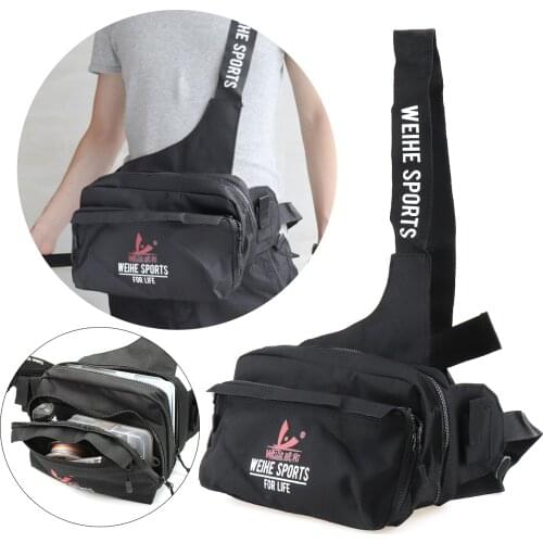 3-Layer Nylon Fishing Bag Multifunctional Messenger Waist Bag Waterproof Fishing Lure Reel Line Tackle Storage Bag