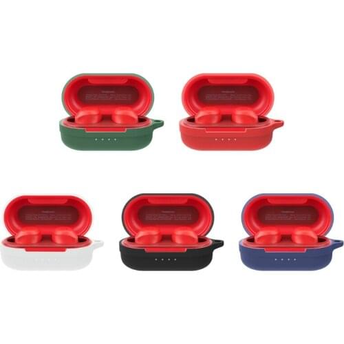 45BA Soft Silicone Cover Dust-resistant Shell Compatible with -TOZO NC9 Earbuds Charging Case Protective Case