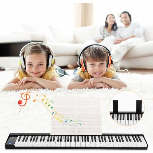 88 Keys Digital Electronic Piano Keyboard MIDI Output with 400 Tones 80 Demo Songs Drum Kit Function Reording Sustain Pedal