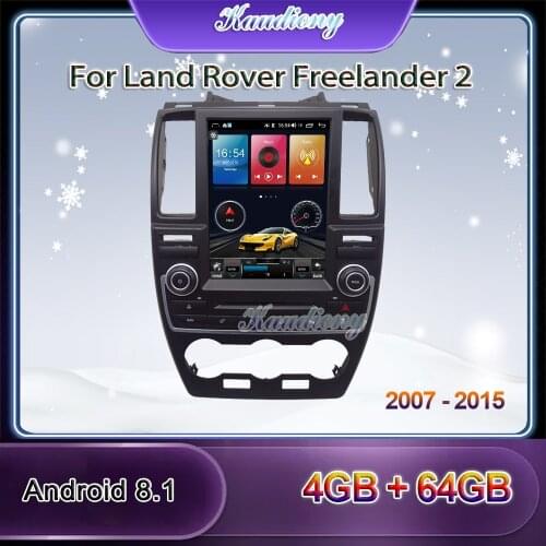 Kaudiony 10.4"/13.6" Tesla Style Android Car Radio For Land Rover Freelander 2 Car DVD Player Auto GPS Navigation 4G 2007-2015