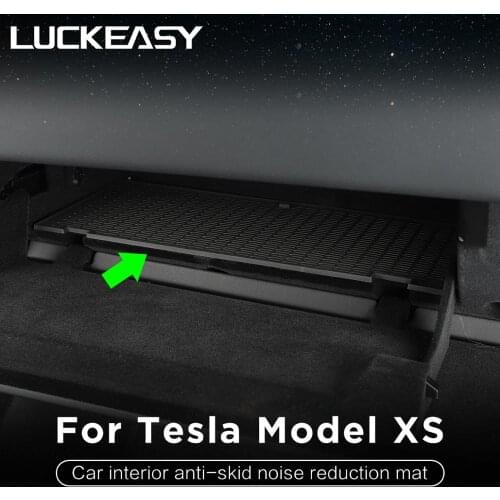 LUCKEASY Automotive Cup Holders for Tesla Model X 2017-2021 Interior Door Pad/Cup Door Pad/Non-Slip 12pcs/set
