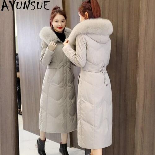 AYUNSUE Parka Winter Jacket Women Clothes 2020 Long Coat Female Padded Jackets for Women Warm Korean Woman Parkas KJ5290