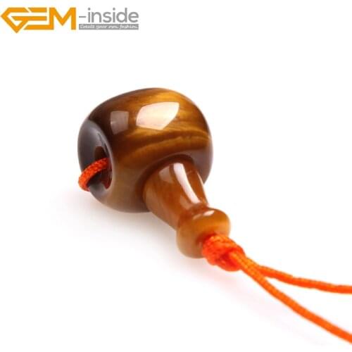 Free shipping! 3 Holes Natural Tiger Eye Stone Tibetan Buddha Prayer Rosary Guru Beads For Jewelry Making Multi Sizes Bracelet