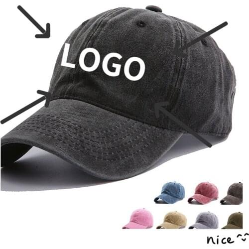 Korean Mens Baseball Cap Washed Cotton Light Board Multi-Color Optional Pure Color Bone Cap Stitching Hip Hop Sun Visor Dad Hat