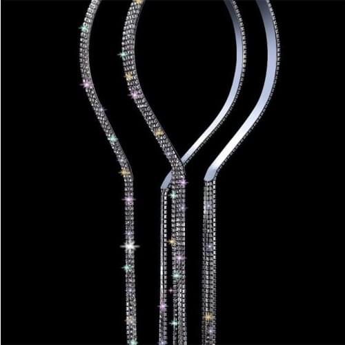 Shiny Rhinestone Hairband For Women Fashion Girls Headwear Chariming Headband Zircon Elastic Hair Accessories For Women