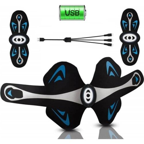 Electrostimulation Abdominal Muscle Stimulator EMS Abs Trainer Exercise Machine USB Rechargeable Muscles Toner Toning Belt