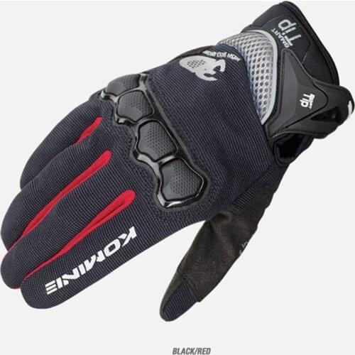 KOMINE GK162 Summer Touch Screen 3D Mesh TECHNOLOGY Motorcycle Riding Full-Finger Gloves Motorbike Motor Racing Gloves M-XXL