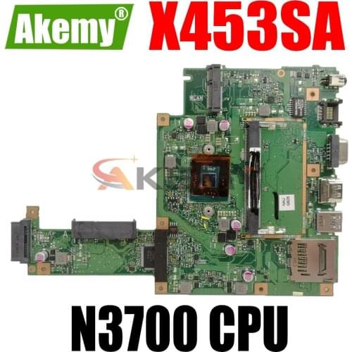 AKEMY X453SA Laptop Motherboard For ASUS X453SA Original Mainboard N3700