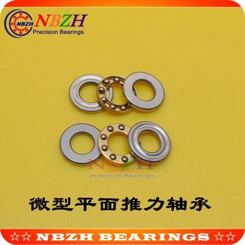 NBZH Free shipping High Quality F7-13M Stainless steel Axial Ball Thrust Bearings 7x13x4.5mm F7-13M