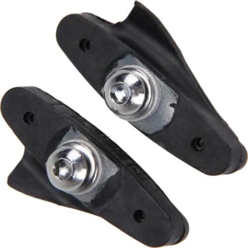 New 2Pcs/1 pair MTB Mountain Rubber Pads Blocks Replacement Road Bike Bicycle Braking V-Brake Holder Shoes Cycling Brake Pads