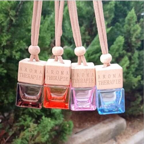 Wholesale 6ml Air Freshener Car-styling Perfume Pendant For Essential Oils Car Perfume Bottle Car Accessories Auto Ornament