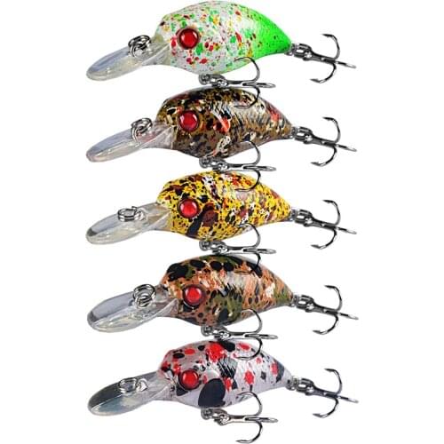 1PCS Wobblers Quality Crankbait Simulation Fishing Lure 4.5cm 3g Jerkbait Floating Hard Bait Bass Carp Pesca Fishing Tackle