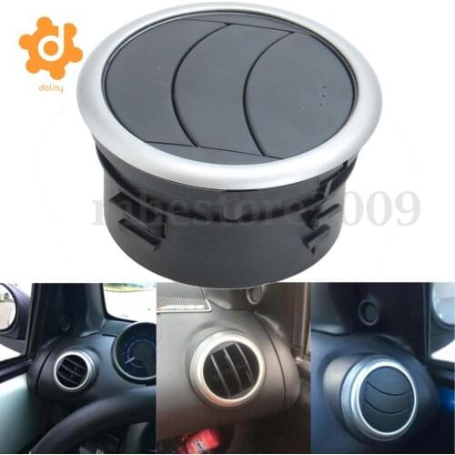 Car Vent 360 Degree Air Conditioner Outlet Vent Grille Deflector Dash For Suzuki SX4 05-13 Easy installation ABS Car Accessories