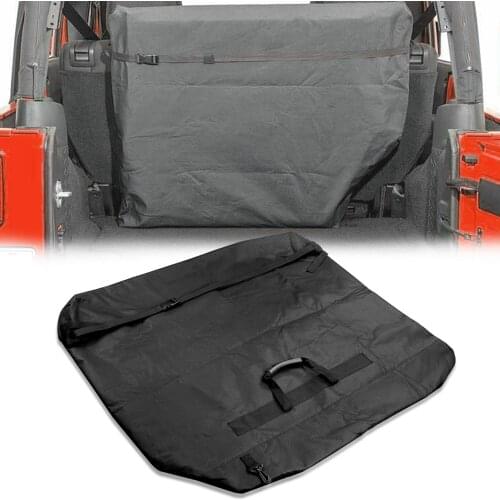 Canopy Storage Bag With Adjustable Fixing Strap, Double Zipper Design, Suitable For Jeep Wrangler JK/JL