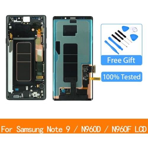 Super Amoled For Samsung Galaxy Note 9 LCD Display N960D N960F Touch Screen Digitizer For Samsung N960 Replacement Parts
