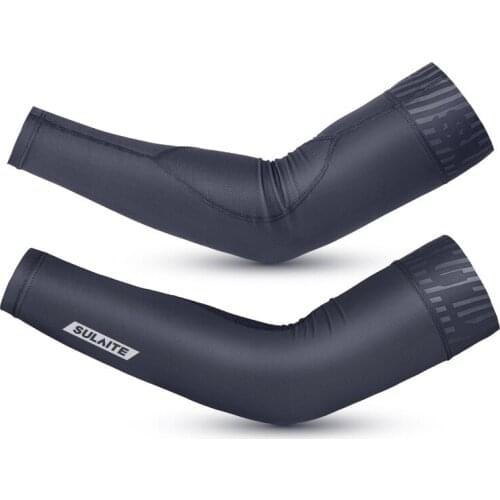 SULAITE High Elastic And Breathable Arm Sleeve Light Weight Sunscreen Ice Silk Riding Sleeve Motorcycle MTB Bike Sleeve