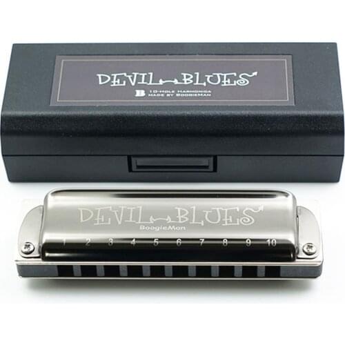 10 Hole Blues Harp Harmonica Professional Harmonica C/A/D/E/F/G/Bb Wind Instrument High Quality Mouth Organ Musical Instrument