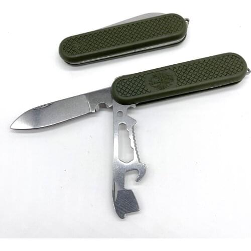 2021 Multifunction EDC Keychain Gear Outdoor Tools Camping Hiking Stainless Steel Wrench Bottle Opener knife