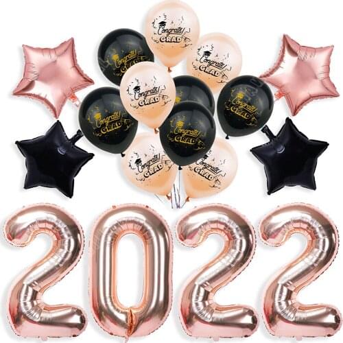 Amawill 2021 Graduation Party Decoration Balloon Congrats Graduated Latex Confetti Balloon Graduation Ceremony Party Supplies