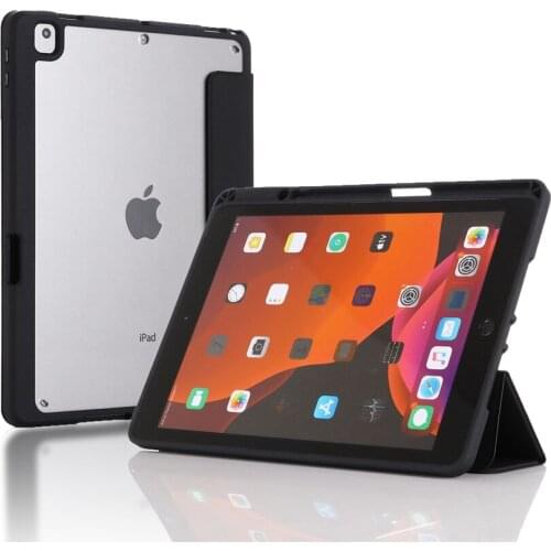 With Pencil Holder For iPad Air 3 Case 2019 iPad Pro 10.5 Case Magnetic Slim Trifold For iPad 10.2 Cover 7 8th Generation Funda