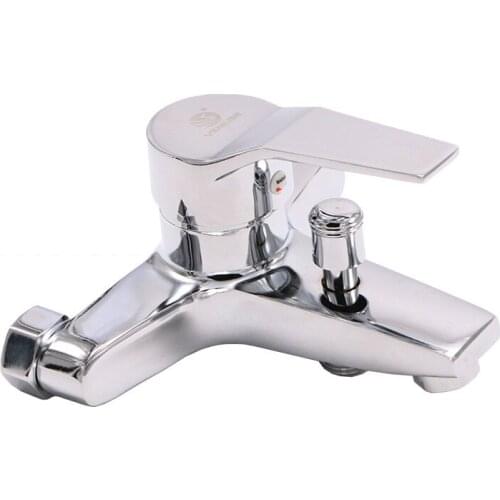 Home Kitchen Triple Faucet Cold And Hot Zinc Alloy Antifreeze Bathtub Triple Faucet Bathroom Concealed Shower Mixing Faucets