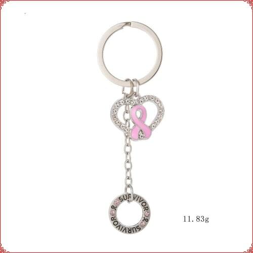 Europe and the United States Ornament Oil Heart Symbol R Ring Keychain