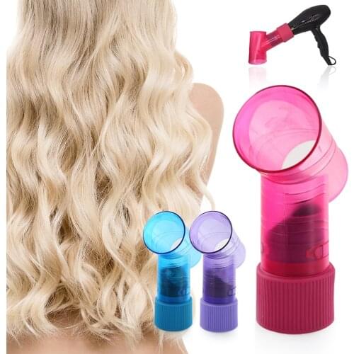 DIY Hair Dryer Diffuser Magic Hair Spin Roller Drying Cap Blow Wind Curl Hair Cover Barber Accessory Professional Home Salon