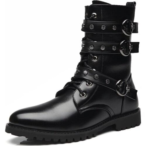 Fengyuantu8f Men's Motorcycle Boots