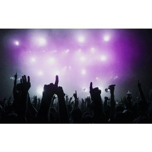 Concert Light Bokeh DJ disco background High quality Computer print party photo backdrop