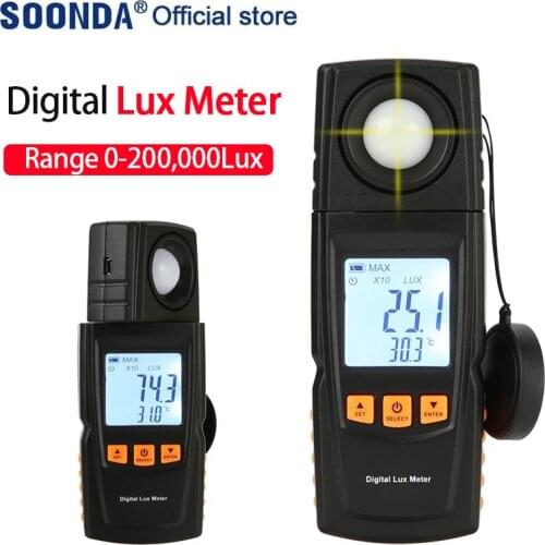 Light Meter Photometer Luxmeter Professional Lux Meter Tester Measurer Digital LED Meter High Accuracy illuminometer