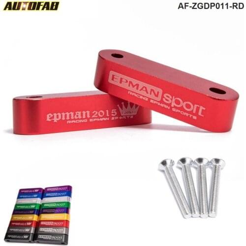 Jdm Billet Aluminum Hood Spacer Risers Set For 90-01 Acura Integra /88-00 For Honda Civic CRX AF-ZGDP011