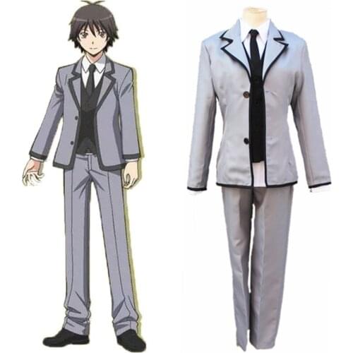 Assassination Classroom Chiba Ryunosuke / Isogai Yuuma Halloween Carnival Cosplay Costume Japanese School Uniform Full Sets 89