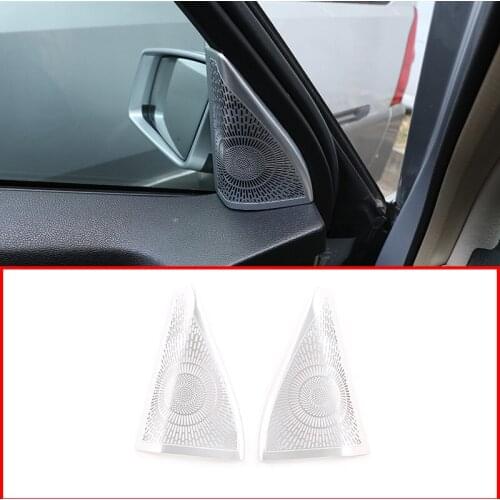 2 Pcs Aluminum Alloy For Mercedes Benz GLK X204 300 260 2008-2015 Door Speaker Cover Trim Interior Car Accessories