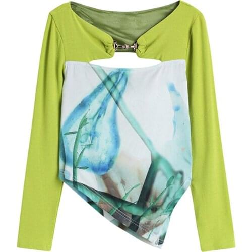 Mina Happiness Women's Knitted T-shirts